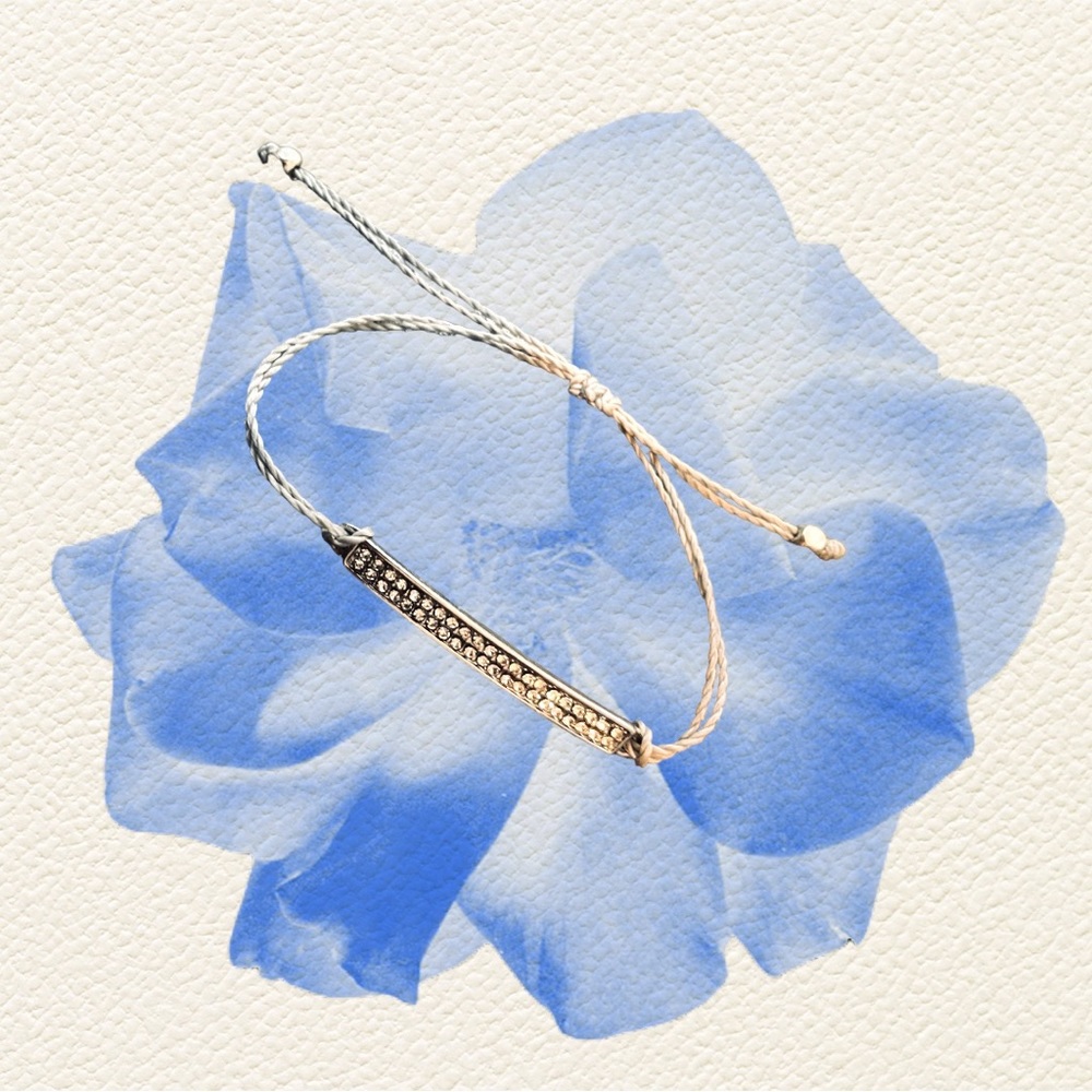 Adjustable Handmade Custom Jeweled Connector Bracelet